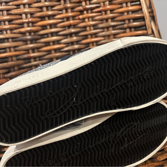 Vintage Havana NWT  Silver Glitter High-Top Sneakers - Picture 8 of 11